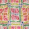 1 Yard Cotton Voile Rainbow Watercolor Plaid Jujube Jubilee Print Sugar Collection